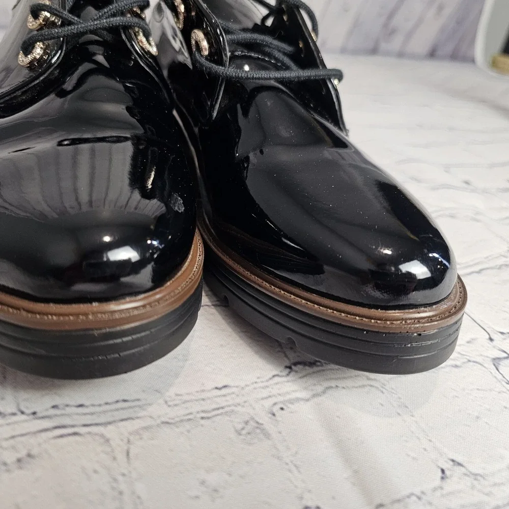 Flexi Comfort Shoes Women's Size 9‎ Black Oxford Walking Casual Mexico